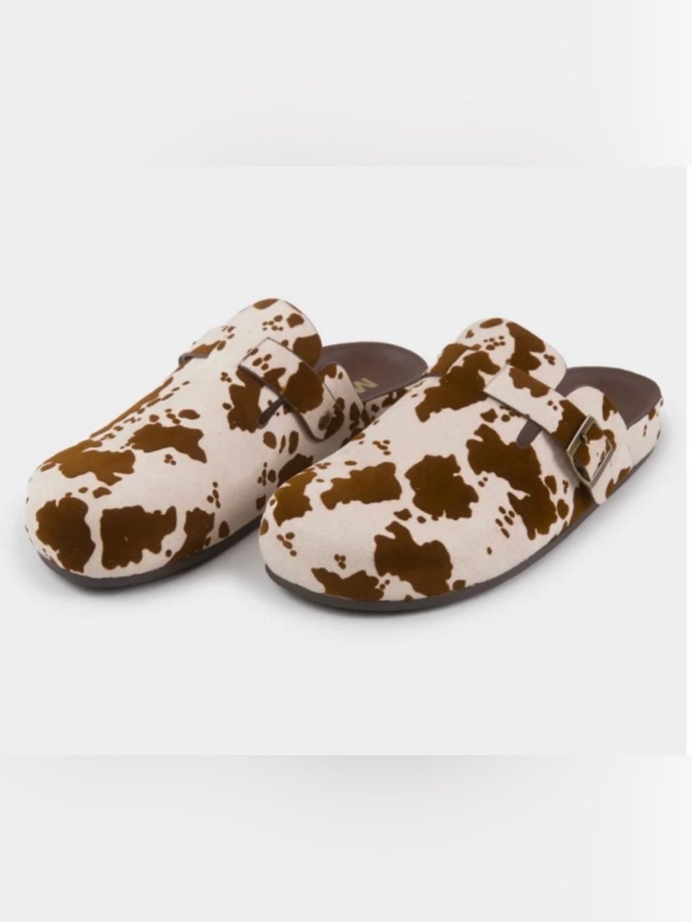 MIA Animal Print Gipsy Buckle Mules Women’s 10 NIB